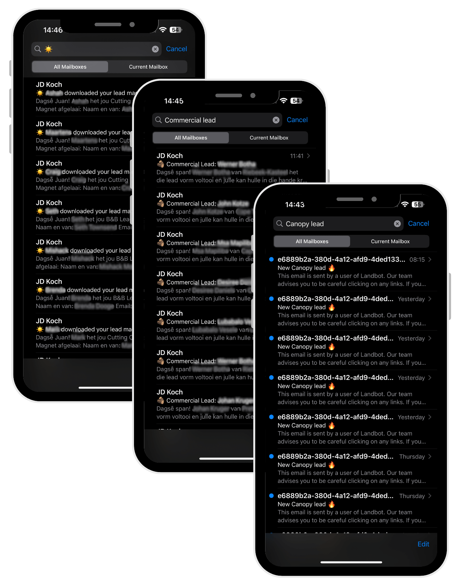 Lead Examples from DigiPlug
