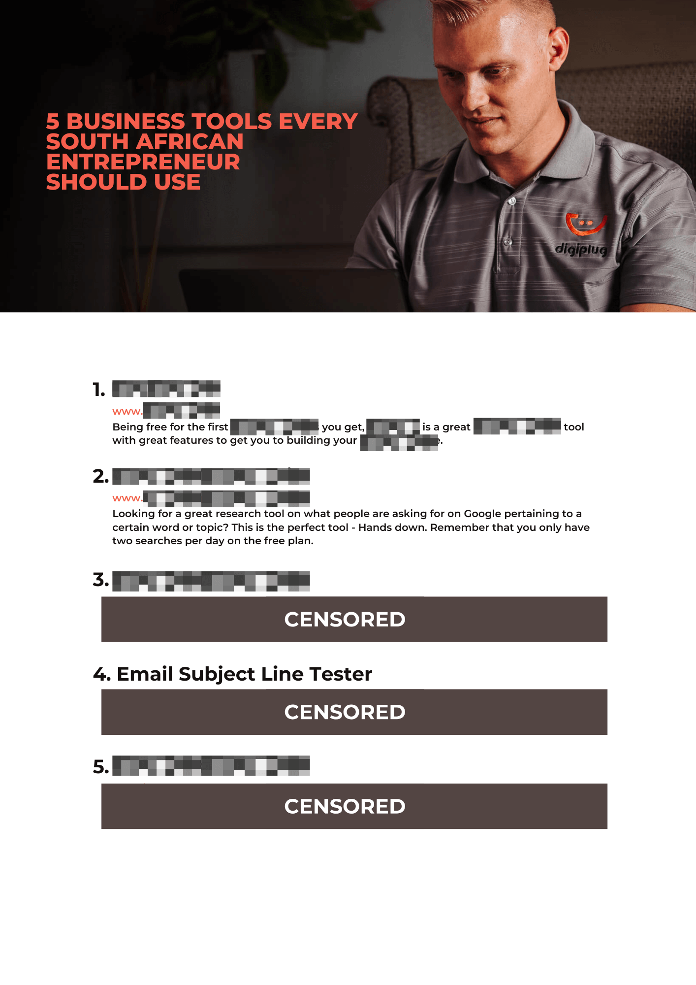 5 business tools every South African entrepreneur should use